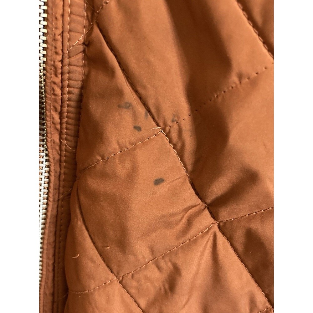 Southern Marsh men's orange red full zip vest embroidered logo size L - Picture 6 of 16